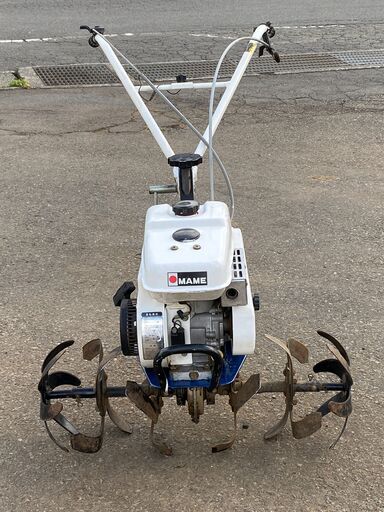 マメトラ管理機MC-8中古耕運機整備済み畝立て器、培土器付