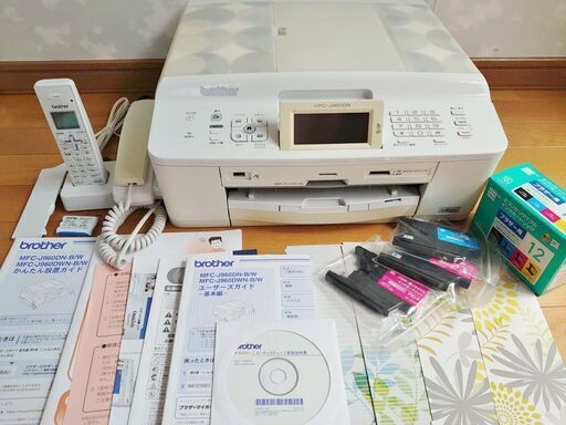 【Brother】子機1台付きMFC-J960DNホワイトWiFi難あり