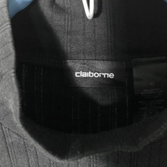 claiborne/モックネックTシャツ/black − 東京都
