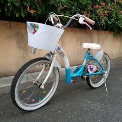 【無料】アナ雪の子供用自転車18インチ
