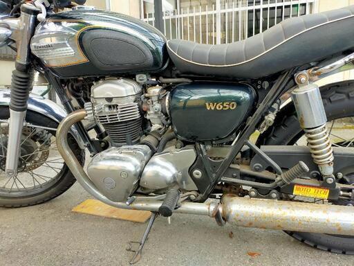 Kawasaki、W650、実働、7750km、動画あり、ワンオーナー、個人代理出品
