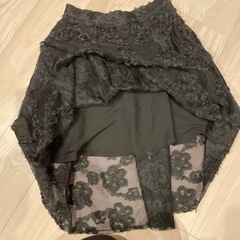 【H&M】メッシュスカート　フラワーモチーフ　サイズ38 - 服/ファッション