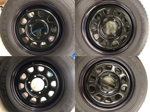 ハイエース用タイヤホイールセット中古