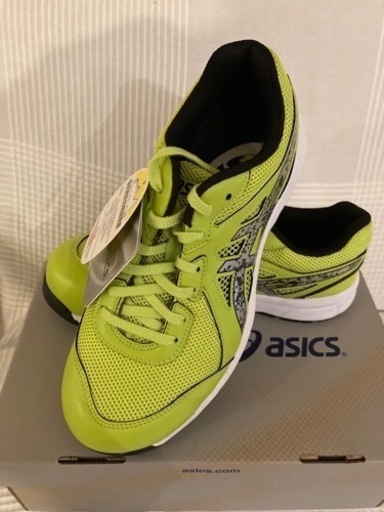ASICS アシックス 安全靴 CP106 24.5cm ライム×シルバー - 靴