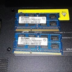 ②メモリ　PC3-10600S 4GB 動作確認済み
