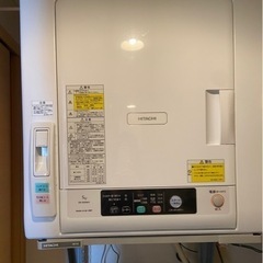 激安⭐︎ 日立　衣類乾燥機　5kg  DE-N50WV-W 2021年製　あと3日で締め切ります。