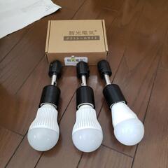 ダクトレールライト 3個 LED電球付 昼光色 智光電気