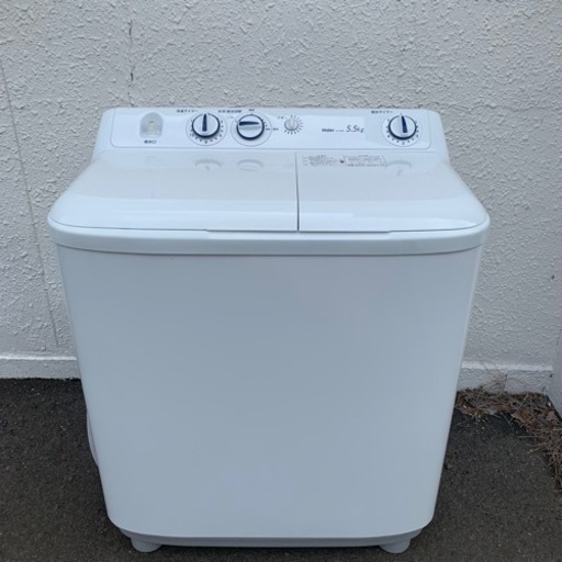 8/10 終 2020年製 2槽式洗濯機 Haier JW-W55E ハイアール 菊NS