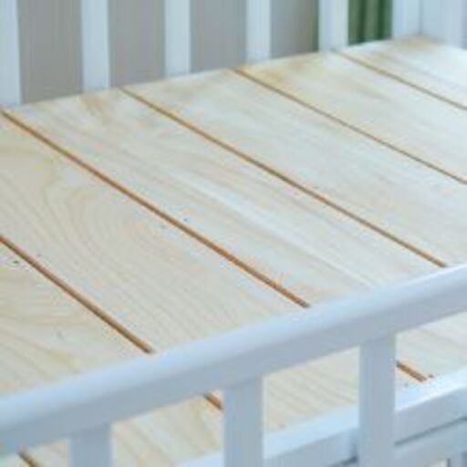 Mini Crib [High Position] Arch (White) - ミニベビーベッド