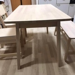 IKEA ダイニング４点セット