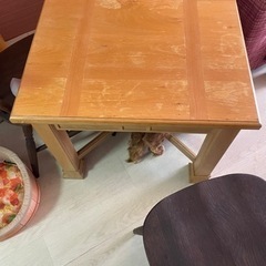 トーマスビル社　正方形テーブル　USA  レトロ　アンティーク