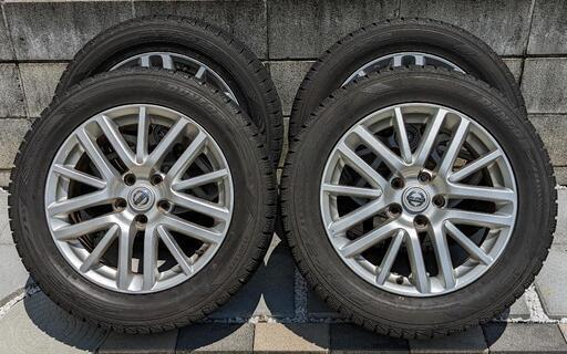 日産 フーガ Y50 ホイール 17x7JJ+45 225/55R17 スタッドレス