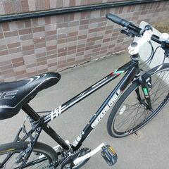 防犯登録料込み！札幌市内配達無料。中古アメリカンイーグルクロスバイク700Cブラック。