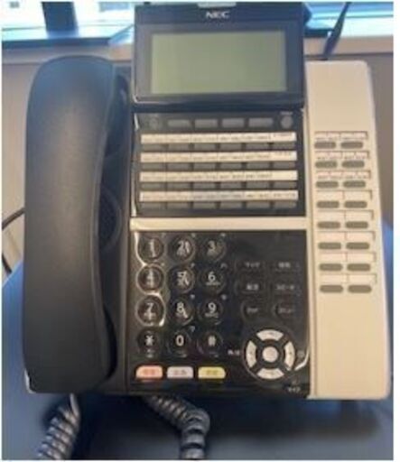 中古　UNIVERGE Digital Phone DT400シリーズ　DTZ-24D-2D （BK）TEL　16ボタン増設キット付き