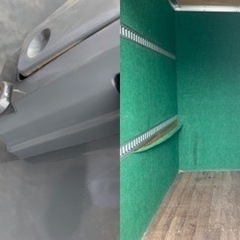 No.631 アルミバン 2ｔ 車 アルミ 箱 バイク 倉庫 トラック コンテナ 米 保管庫 物置 DIY