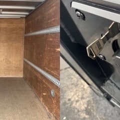 👑まさにバイクコンテナ👑 No.632 アルミバン 2ｔ 車 アルミ 箱 バイク 倉庫 トラック コンテナ 米 保管庫 物置 DIY