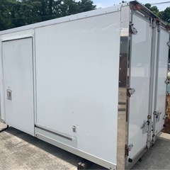 No.633 保冷バン 2ｔ 車  アルミ 箱 バイク 倉庫 トラック コンテナ 米 保管庫 物置 DIY