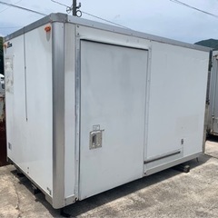 No.633 保冷バン 2ｔ 車  アルミ 箱 バイク 倉庫 トラック コンテナ 米 保管庫 物置 DIY