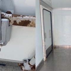 No.633 保冷バン 2ｔ 車  アルミ 箱 バイク 倉庫 トラック コンテナ 米 保管庫 物置 DIY