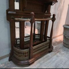 【全国発送可能！】米国ビンテージ【PULASKI FURNITURE】 高級ホールスタンド 玄関収納