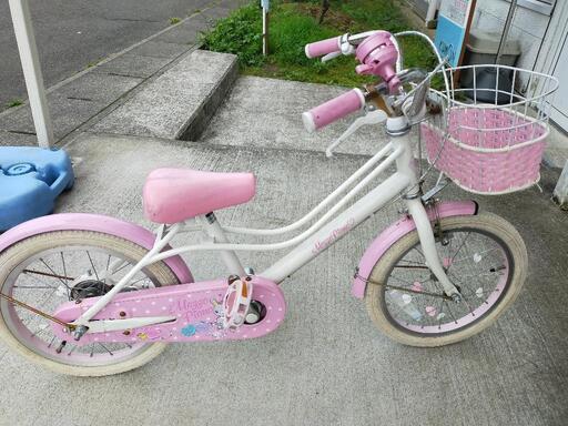 子供用自転車　16インチ　補助輪あり
