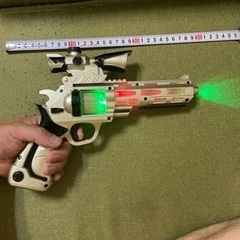 2個セット　光線銃　子供用の光る銃　モデルガンおもちゃ　