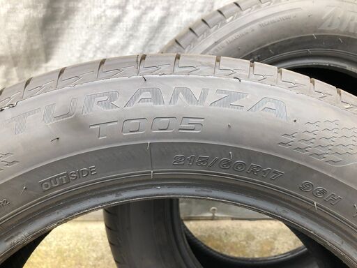 215/60R17 ジープ レネゲード新車外しタイヤ ブリヂストン 購入  