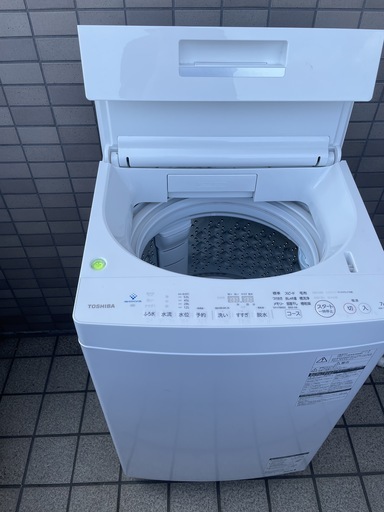 代引き手数料無料 TOSHIBA製　洗濯機　7Kg AW-7D7(W) 洗濯機