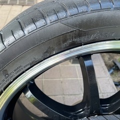 17インチタイヤホイール4穴 100\\7j  215/40.17