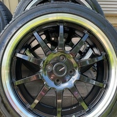 17インチタイヤホイール4穴 100\\7j  215/40.17