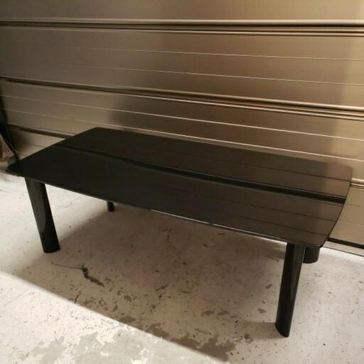 大塚家具 センターテーブル 「ウィーン NO.5」 シカモア材 ブラック色 定価約49万