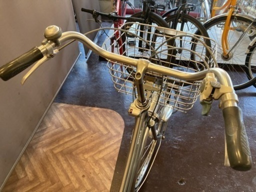 miyata ELLIX ベルト】LEDオートライト 3段変速 27インチ自転車 シルバー