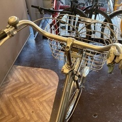 miyata ELLIX ベルト】LEDオートライト 3段変速 27インチ自転車 シルバー