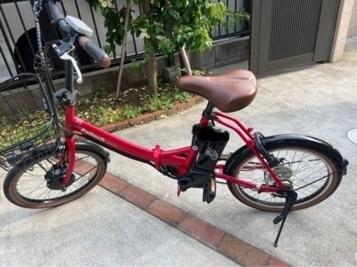 [使用期間1年] 美品PELTECH 折り畳み電動自転車