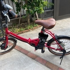 【ネット決済】[使用期間1年] 美品PELTECH 折り畳み電動自転車