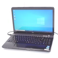 中古良品 即使用可 Wi-Fi有 15インチ ノートパソコン NEC PC-LS550ES6B 