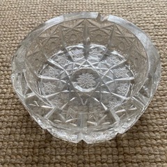 クリスタルガラス灰皿