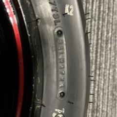 JOG ジョグ　DUNLOP TT93GP バリ溝！前後ホイールセット