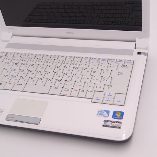 初心者向け ノートパソコン 中古良品 15.6型 NEC VJ18EF-G Celeron 4GB