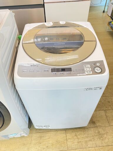 SHARP (シャープ) 洗濯機 9kg 2020年製 ES-KSV9E ★買取帝国 朝霞店