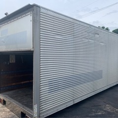 No.637 アルミバン 4ｔ 車  アルミ 箱 バイク 倉庫 トラック コンテナ 米 保管庫 物置 DIY