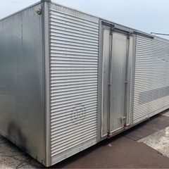 No.637 アルミバン 4ｔ 車  アルミ 箱 バイク 倉庫 トラック コンテナ 米 保管庫 物置 DIY