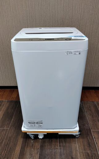 未使用】シャープ全自動洗濯機(洗濯・脱水6.0kg) 21年モデル