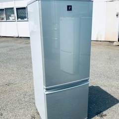 ET1257番⭐️SHARPノンフロン冷凍冷蔵庫⭐️