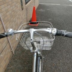 ブリヂストン　アルベルト　26インチ　シルバー　中古　小傷・サビ少い、格安 ブリヂストン アルベルト 26インチ シルバー 中古 小傷・サビ少い、格安