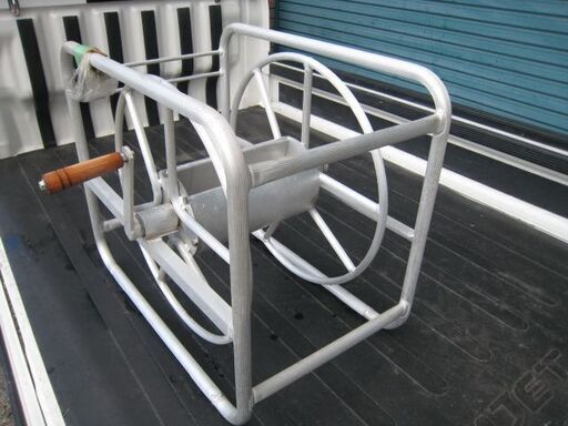 ホースリール 大型 アルミ製 農業 未使用品　動噴 噴霧機    巻き取り
