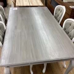 KF-116【新入荷　リサイクル品】モビリグランデ　フレンチダイニング5点セット　グレー