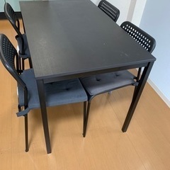 テーブル、ダイニングテーブル、イス、椅子