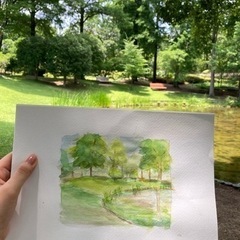 服部緑地植物園で水彩画を描こう！(無料)