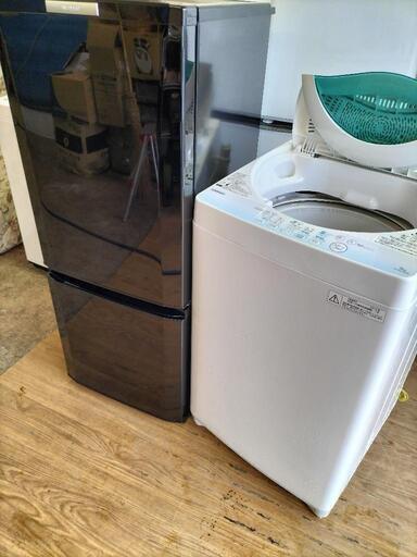只今、商談中となっております。新生活応援家電セット！！No９４ ミツビシ  MR-P15XB　2ドア冷凍冷蔵庫 146L　2014年製・東芝  AW-BK5GM 全自動洗濯機  5.0Kg 2014年製 2点セット！！
